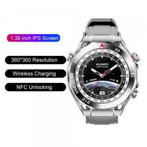 2023 Bluetooth Call Nfc Smart Watch Men Waterproof Wireless Charging 1.39 Inch 360*360 Hd Screen