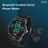 Heart rate sleep monitoring music control call reminder smart watch